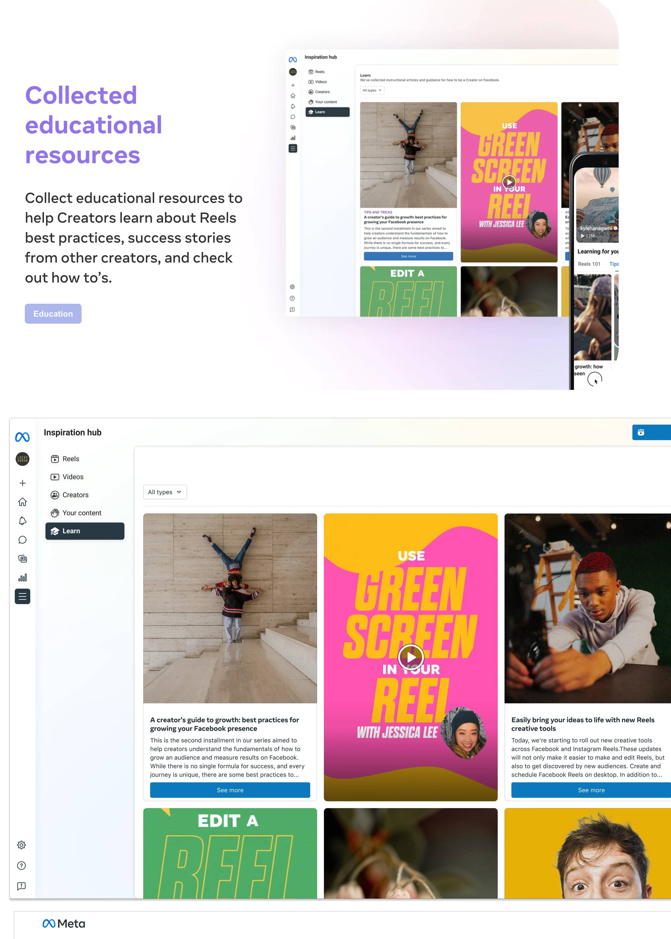 Collected educational resources — an editorial library of best practices and creator stories.