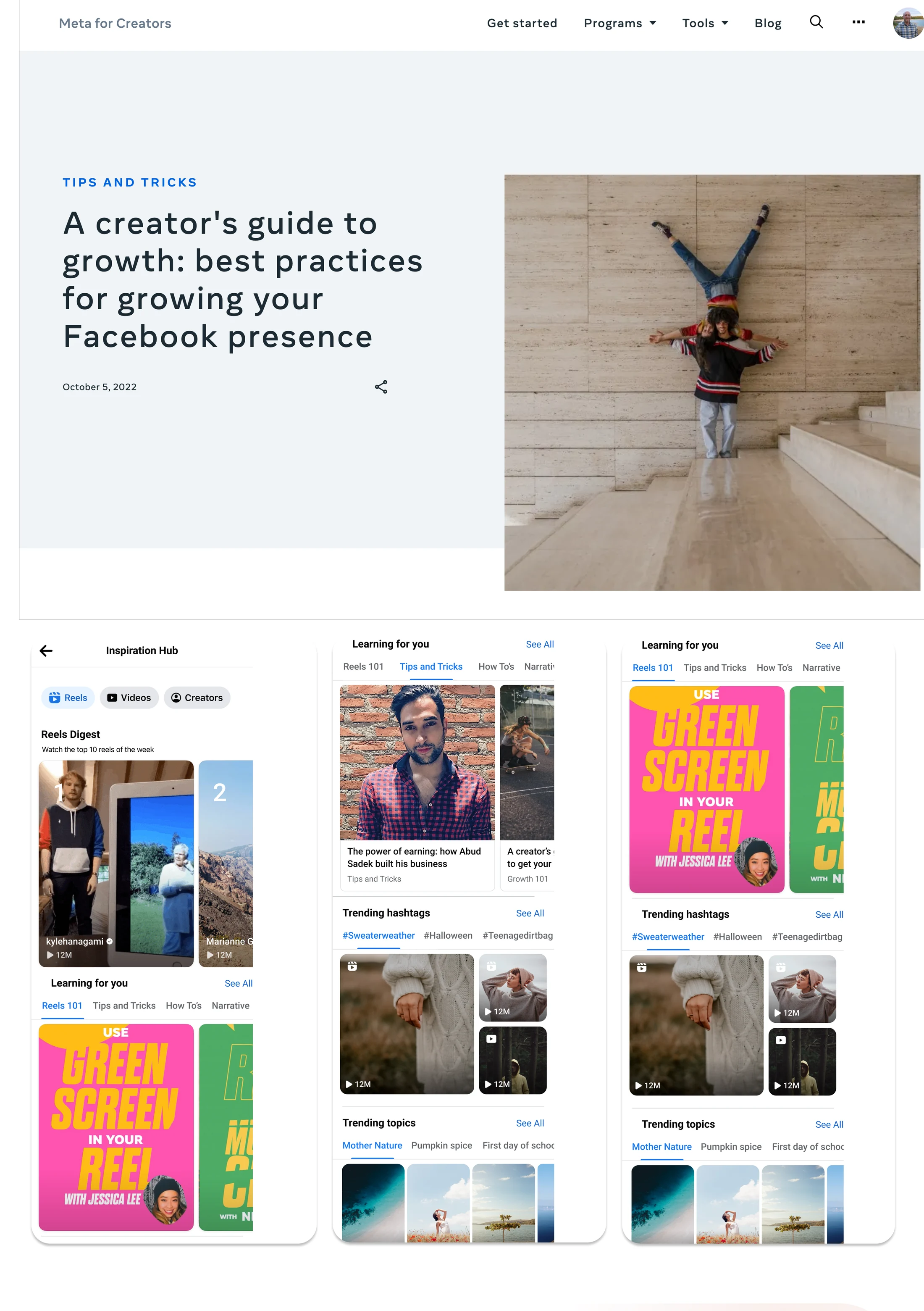 A creator's guide to growth — long-form best-practice article inside the resource library.